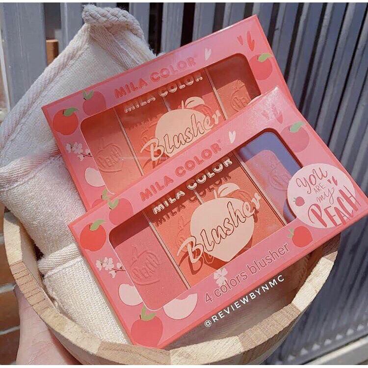 (CYBER) COD TERBARU  TERMURAH MILA COLOR PEACH EYESHADOW KIT