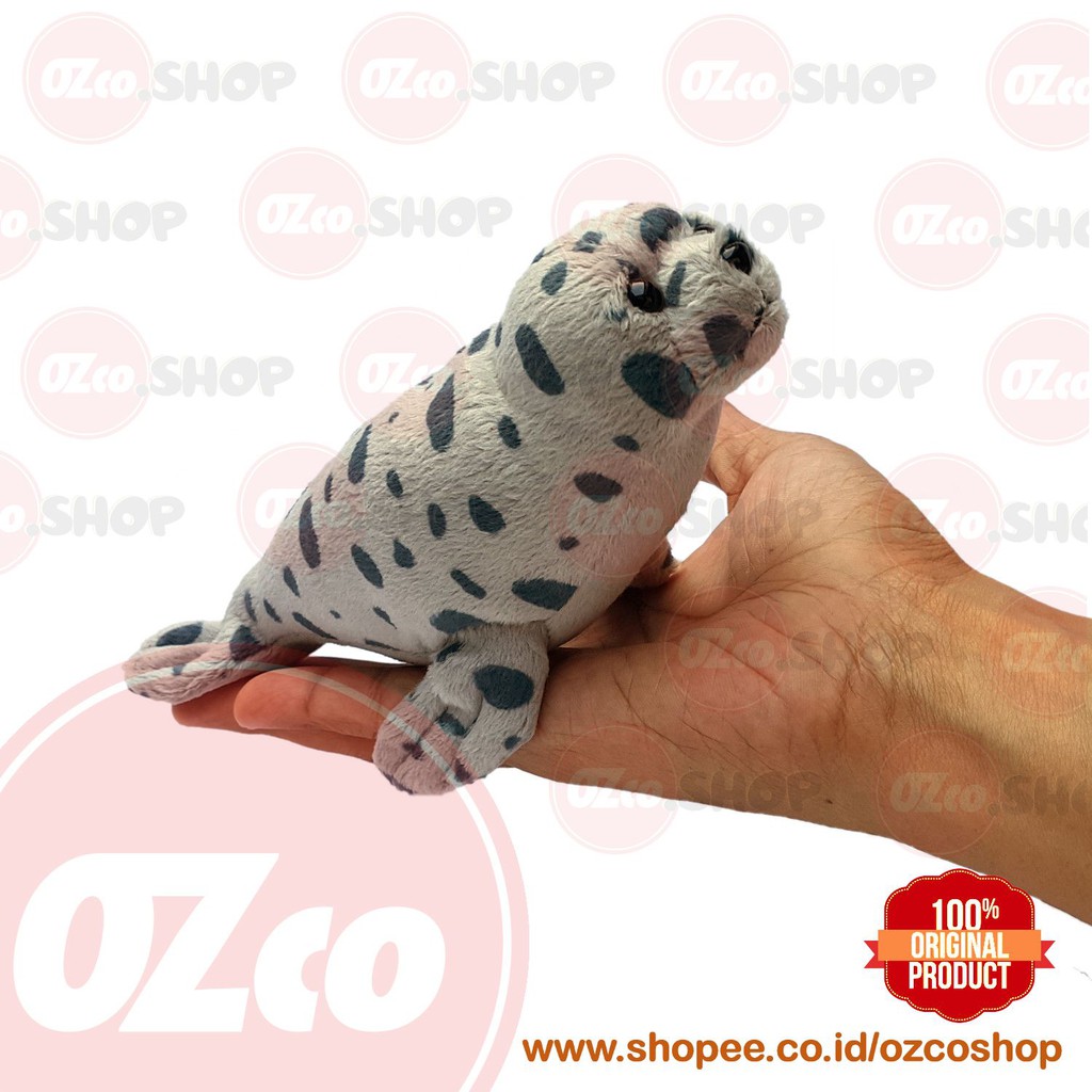 Boneka Hewan Anjing Laut Harbor Seal Original Ozco Soz033 Shopee