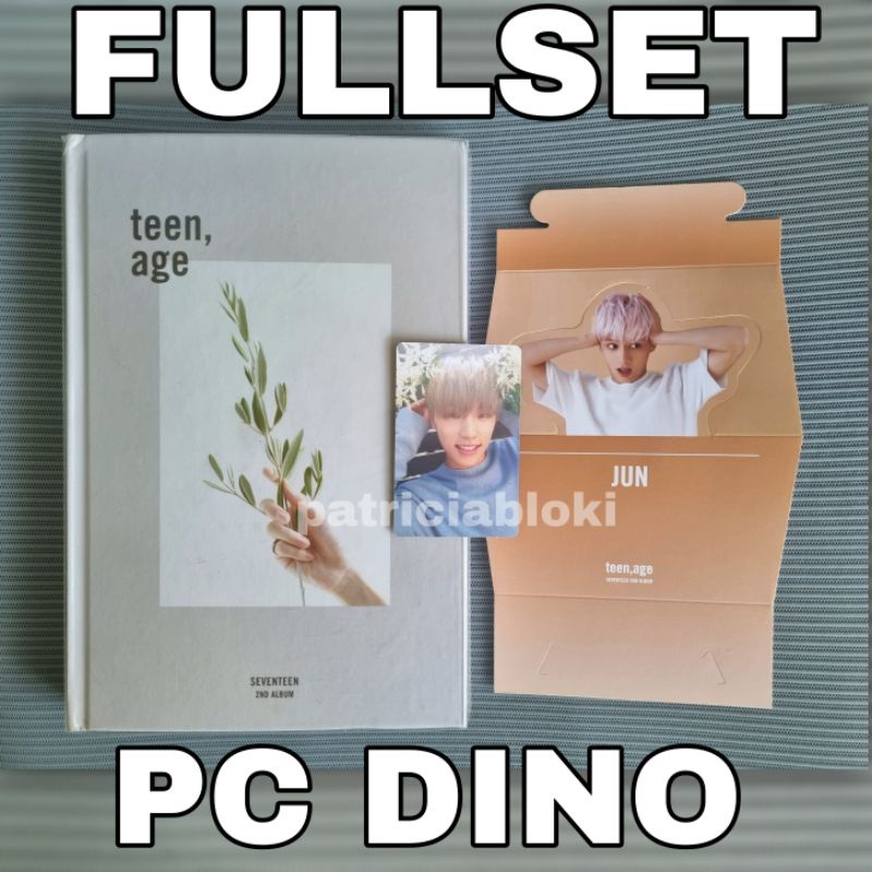 Fullset 2nd Album Seventeen Teen Age White Ver Unsealed Photocard Dino Pc Standee Jun Svt TA Teenage Green Preloved prelove mingyu hoshi jeonghan wonwoo joshua love and letter repackage al1 boys be dk attacca your choice Benefit lucky draw yzy a b c bts