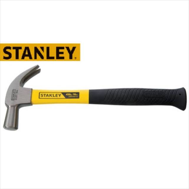 Palu Stanley 16oz Yellow Fiberglass Handle Claw Hammer 51-071 Stanley