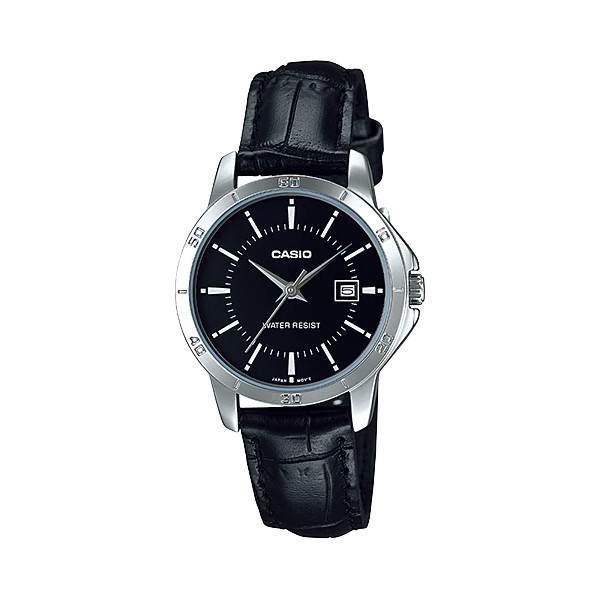 Casio General MTP-V004L-1A / LTP-V004L-1A / 7A Jam Tangan Kulit Couple