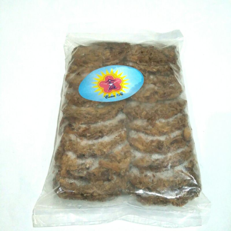 

BURGER KAKI JAMUR VEGETARIAN, 500g, isi 18, (FROZEN FOOD), CUAN IK