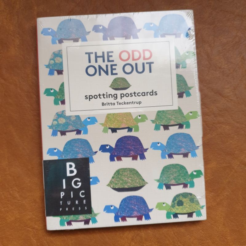 

Kartu pos postcard book The Odd One Out