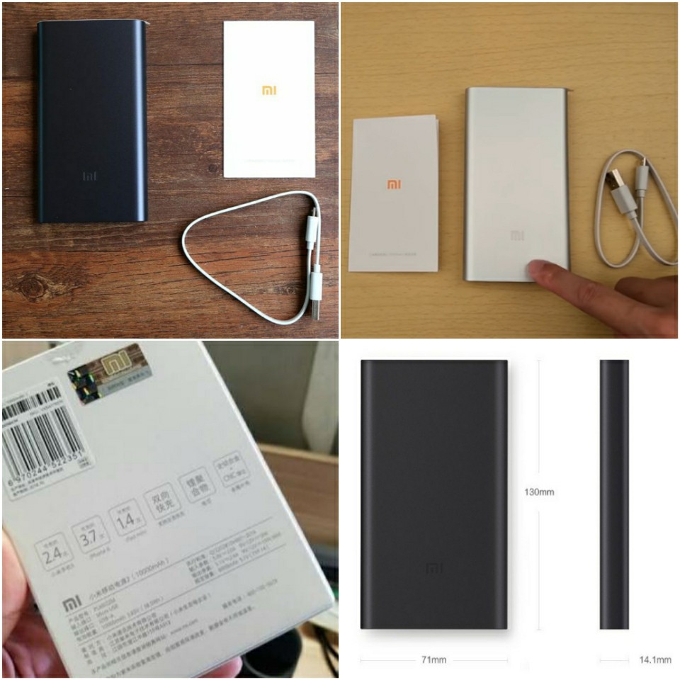 Power Bank XIAOMI SLIM MI POWER 10000mAh Fast Charging ORIGINAL