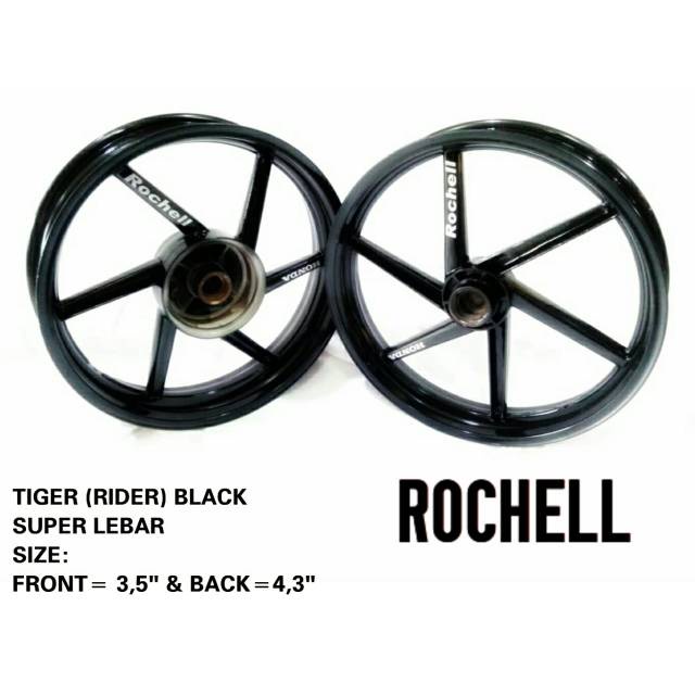 Velg Roda ROCHEL TIGER Old DEPAN SIZE 350 BELAKANG 45