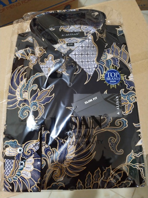 Baju Batik Pria Slimfit & Alisan Slimfit Lengan Panjang Ori Batik Pekalongan Premium Quality