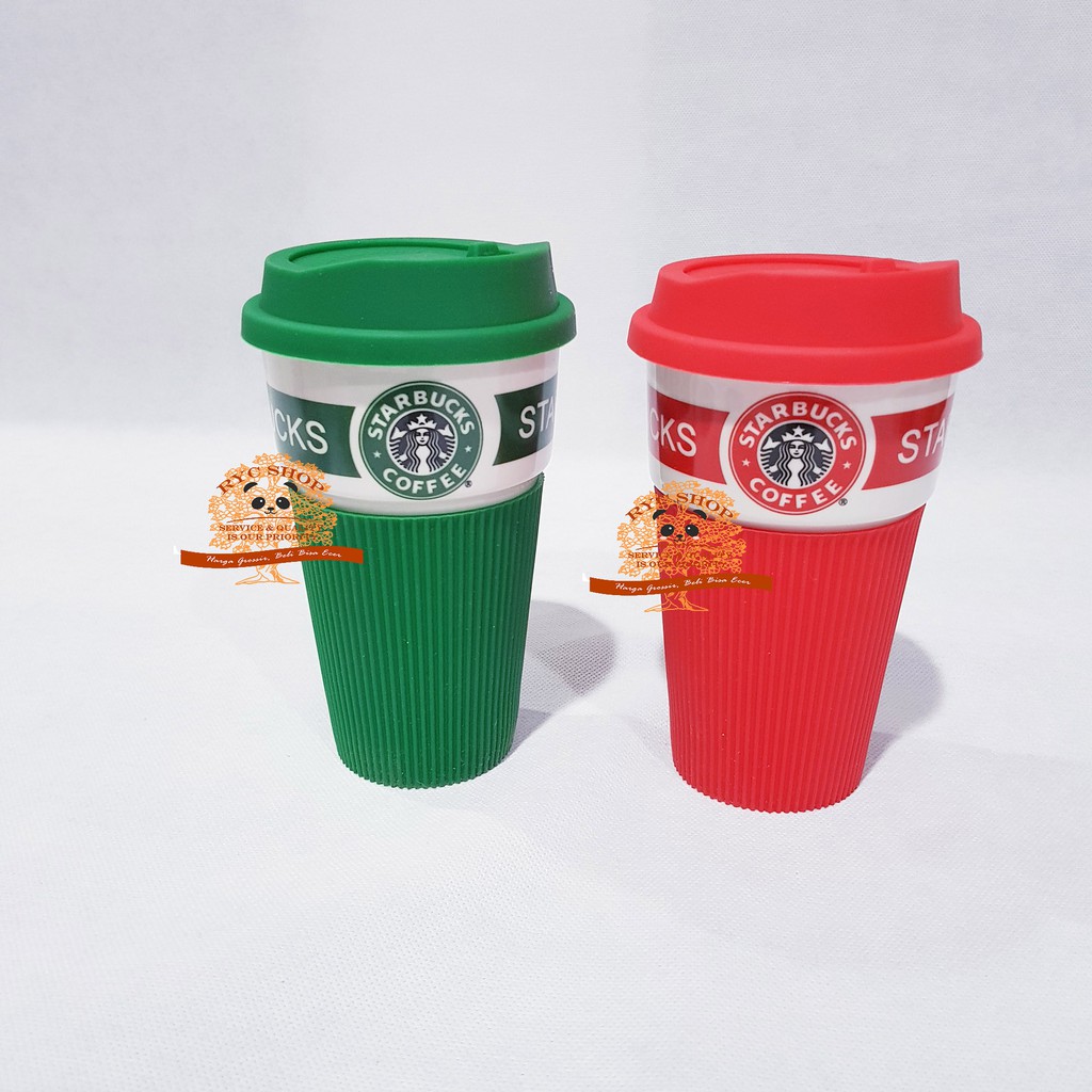 Gelas Starbucks / Cup Starbucks / Gelas Minum Starbucks + tutup Silikon RYCSHOP