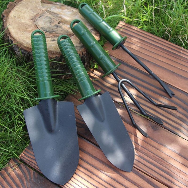 4pcs Alat Berkebun Set Peralatan Berkebun Sekop Berkebun Sekop Taman Garpu Taman Garden Tools