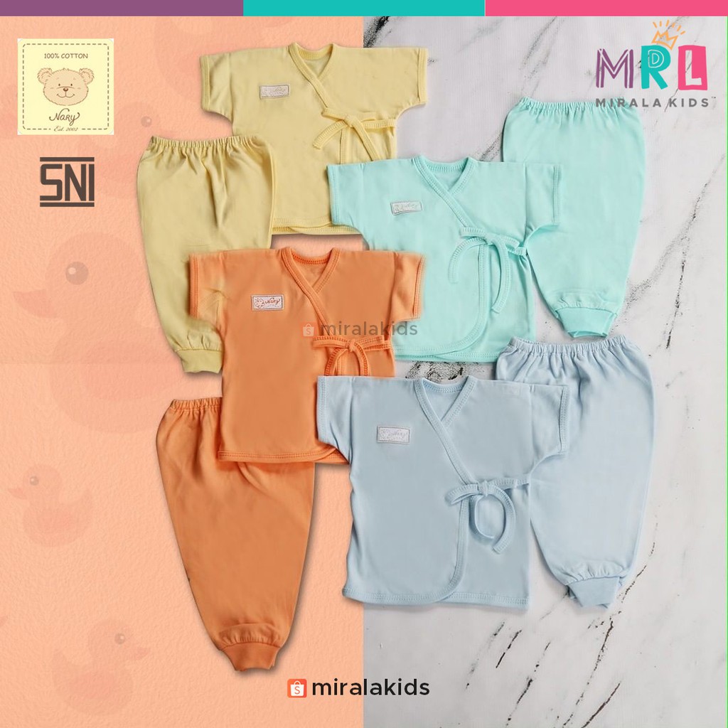 Nary Kimono Bayi dan Celana - Setelan Kimono Lengan Pendek Summer Tone SNI