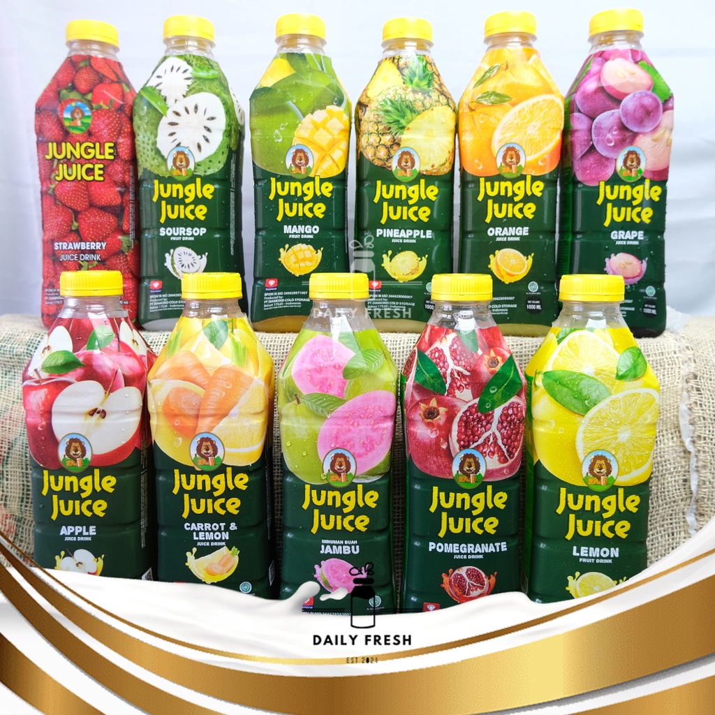 

JUNGLE JUICE 1 LITER JUS BUAH ALL VARIAN SEMUA RASA