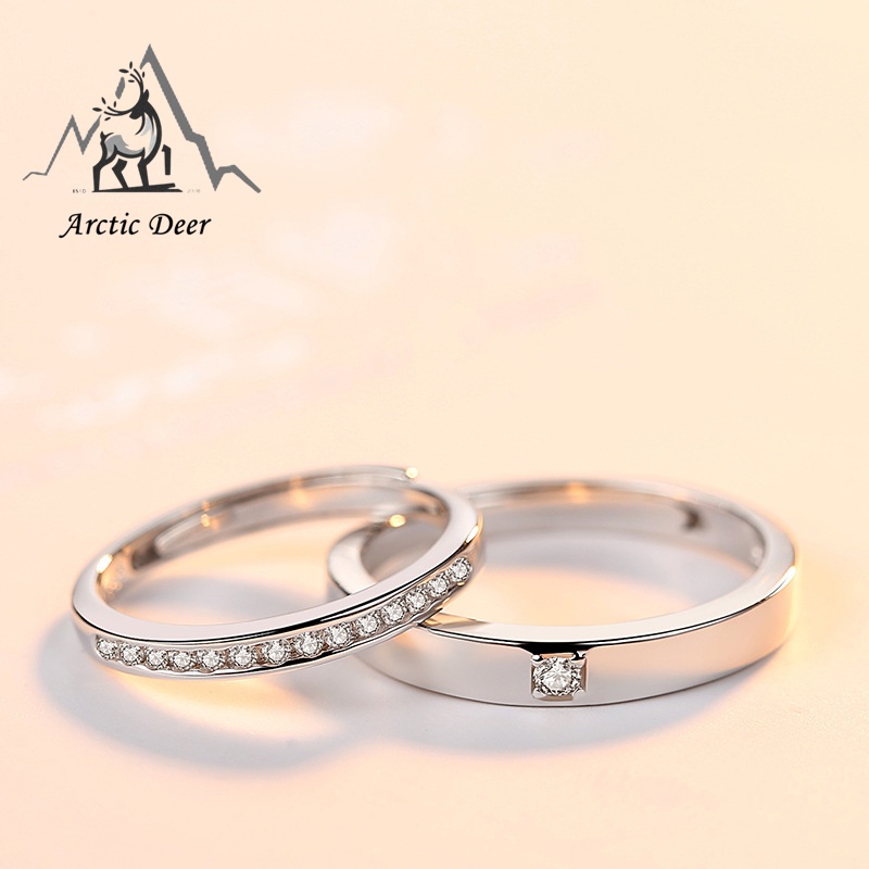 Cincin couple-beloved cincin pasangan cincin titanium Original Arctic Deer