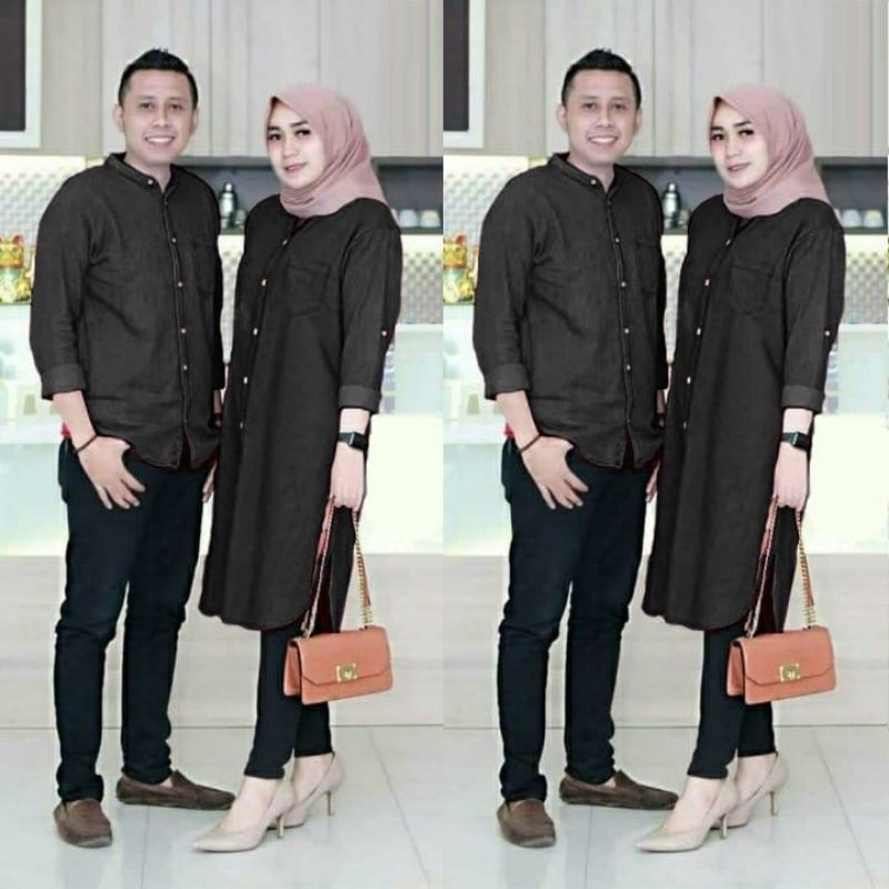 CP JEANO COUPLE PASANGAN, KATUN, GAMIS HIJAB MUSLIM, DRESS MAXY TUNIK, 3 UKURAN