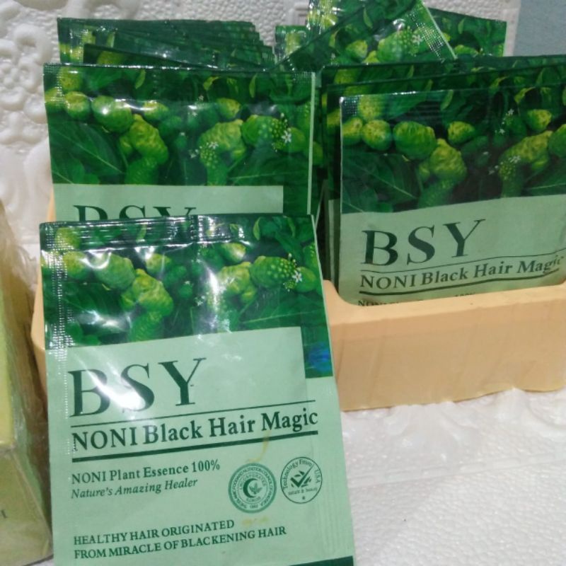 BSY NONI BLACK HAIR MAGIC SHAMPOO - SHAMPOO PENGHITAM RAMBUT MENGKUDU
