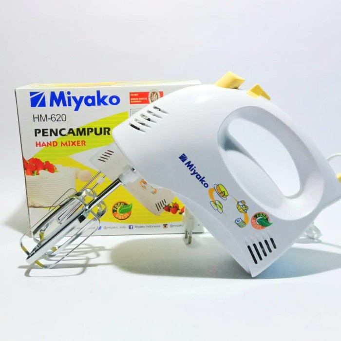 Miyako Mesin Hand Mixer HM-620 / Mesin Pengaduk Miyako HM-620