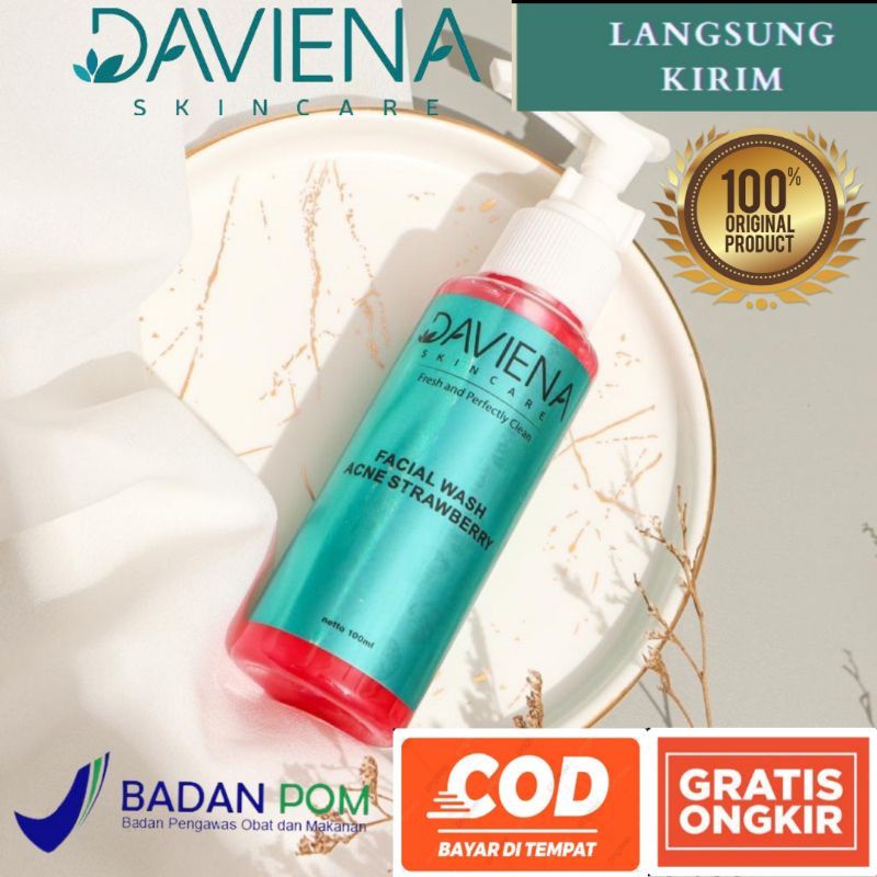 Facial Wash Foam Acne Daviena Skincare Davienaskincareofficial Davina Devina Daviena