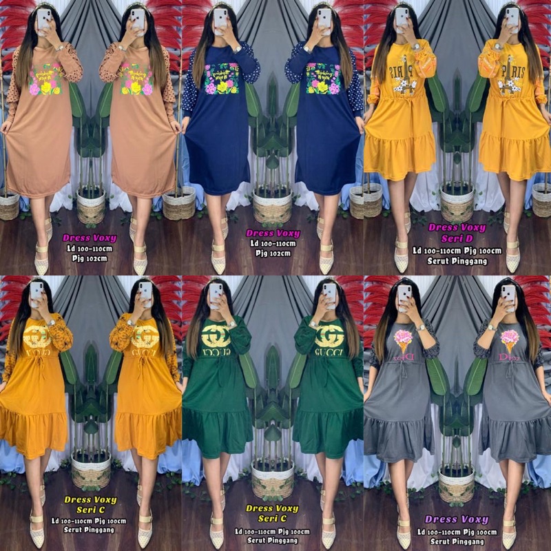 Dress voxy murah