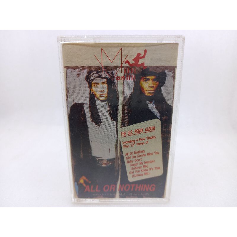 Kaset pita Milli vanilli - the US remix album