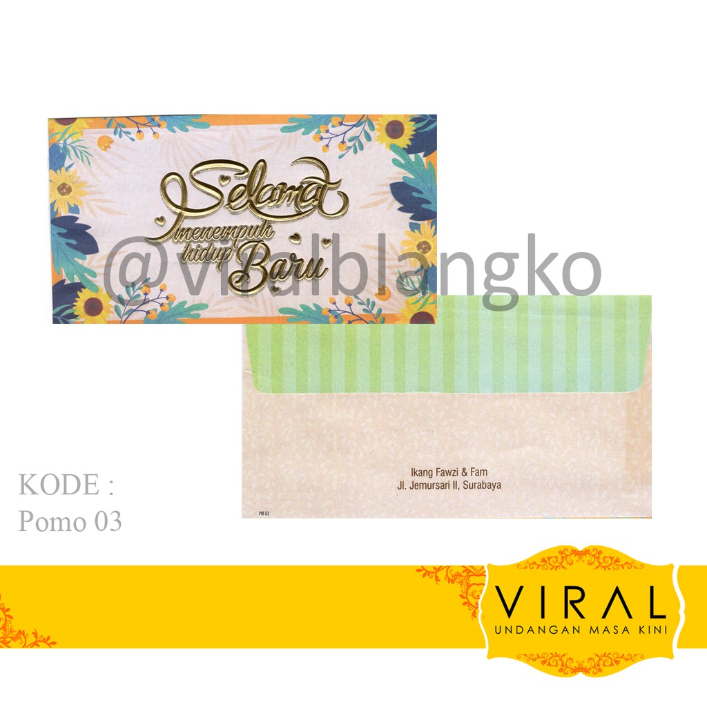 

Angpau Uang Pomo Foil 03 Isi 50 Harga Murah