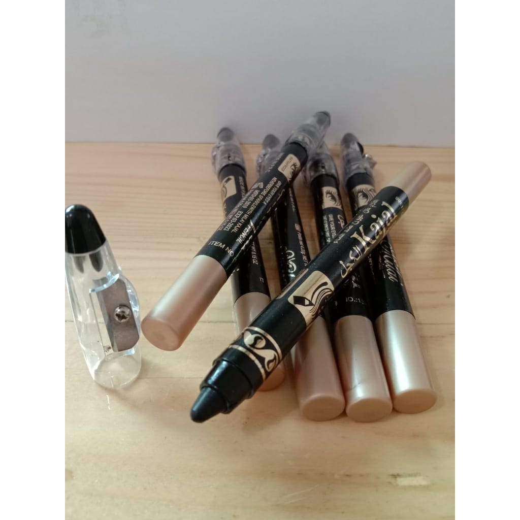 Celak Kajal pensil saudi/eyeliner pensil saudi WATERPROOF | KAJAL PENCIL TUTUP SERUTAN IMPORT SAUDI ORIGINAL