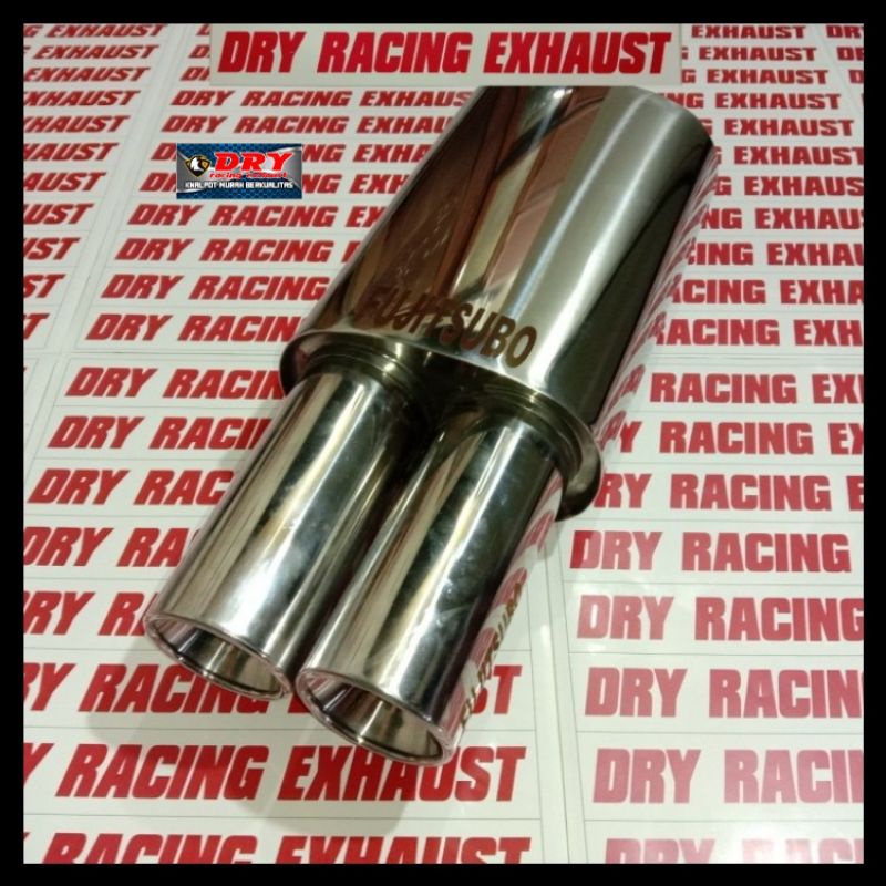 KNALPOT MOBIL FUJITSUBO CABANG FULL STENLESS