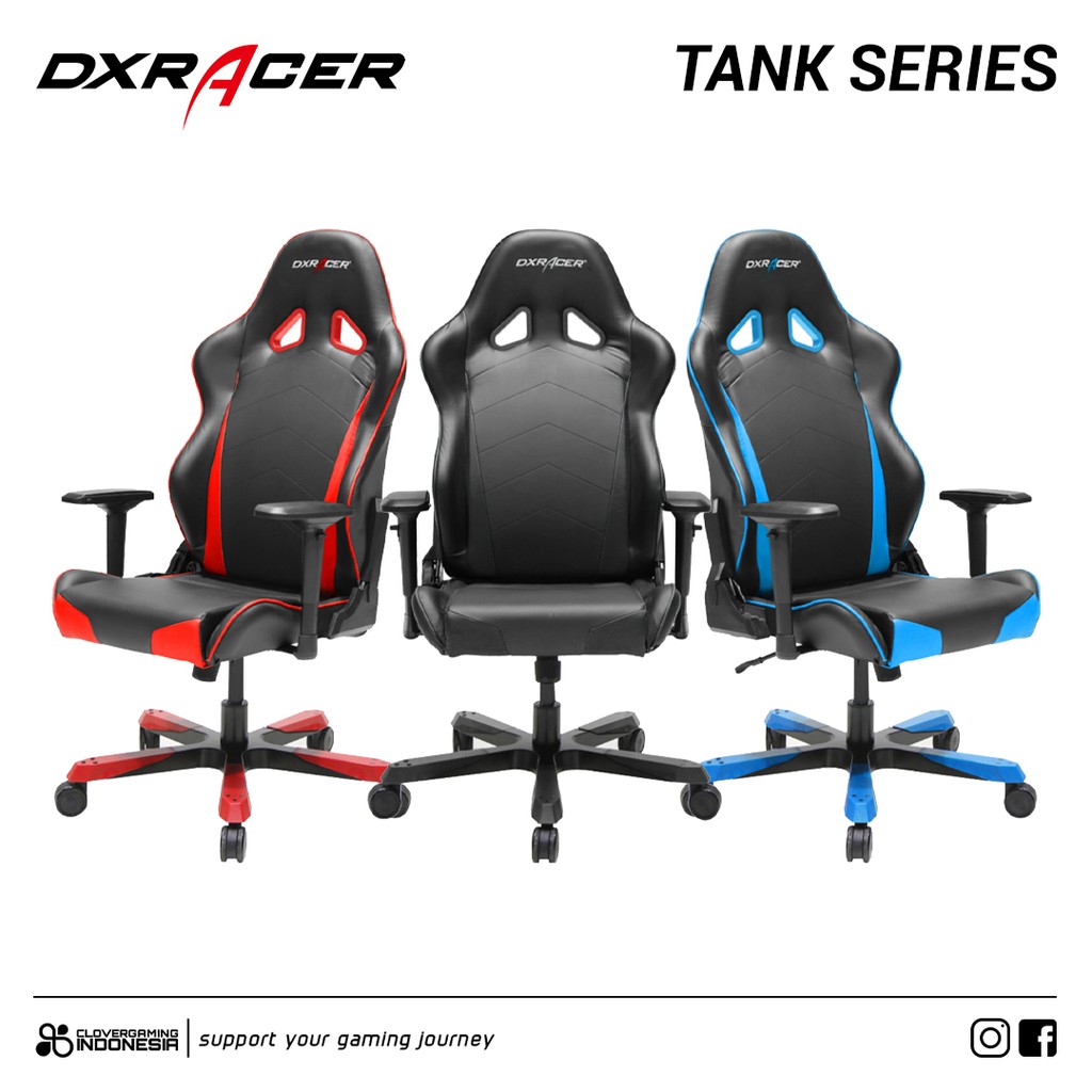 DXRacer Tank Series Heavy Duty PU Leather Recliner - Gaming Chair