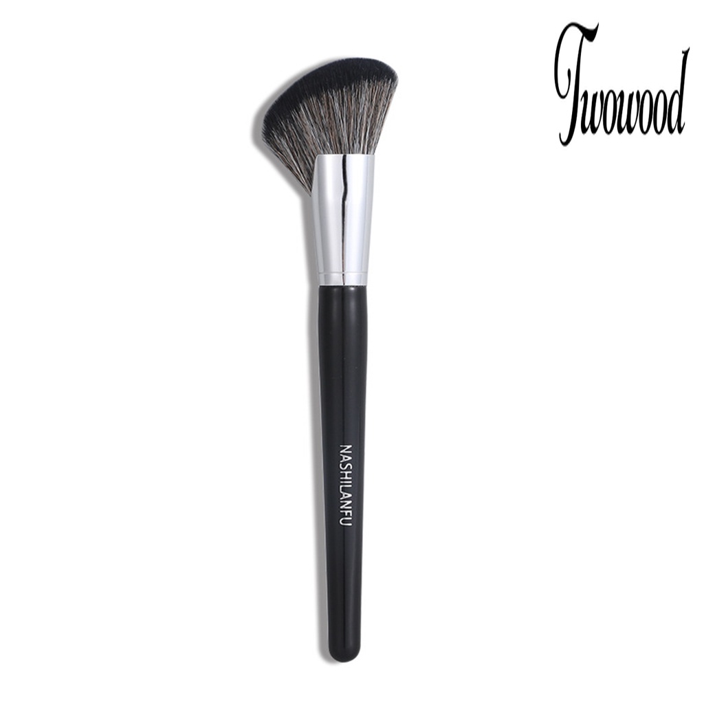 1 Pc Brush Contour Highlight Bronzer Bahan Rambut Sintetis Untuk Wanita