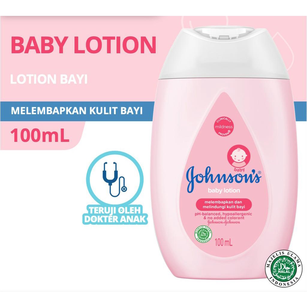 JOHNSON'S Baby Lotion Pink/Blue 100ml - Losion Bayi