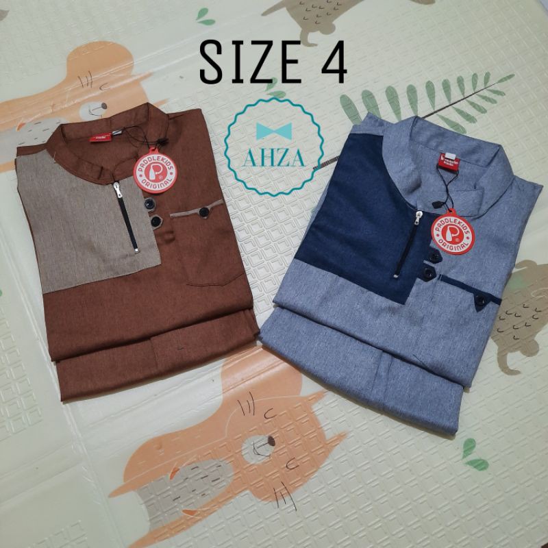 AHZA PADDLE KIDS KURTA MADINA SETELAN KOKO ANAK 2-10