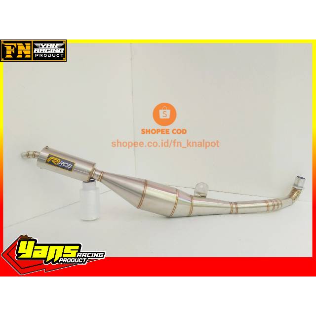 Knalpot Fiz r standar racing RCB full stainles