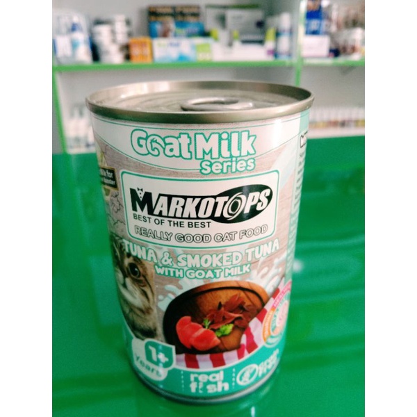 Markotops kaleng adult 400gr all varian / makanan kucing basah kaleng