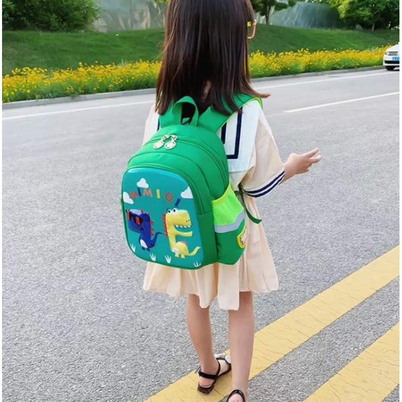 Tas Sekolah Anak TK - SD Karakter Dinosaurus Tas anak Laki-laki Perempuan Backpack Tas Ransel Anak MochilllaStore  Tas Kekinian Tas Unique Model Baru