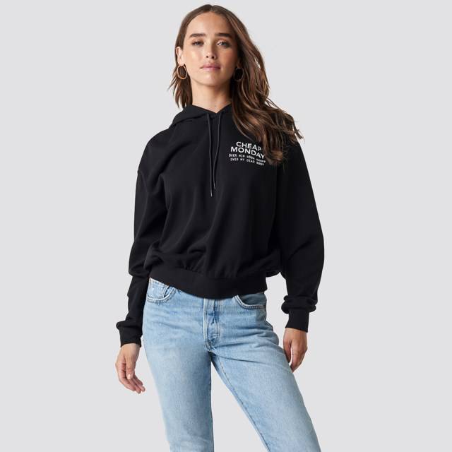 Cheap Monday crop hoodie (small logo cheap monday) ORIGINAL 100%