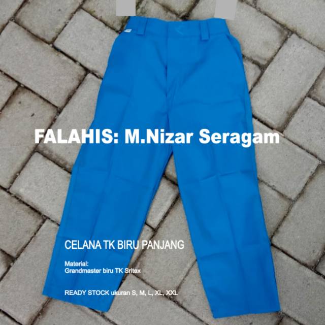 Celana Panjang TK Biru