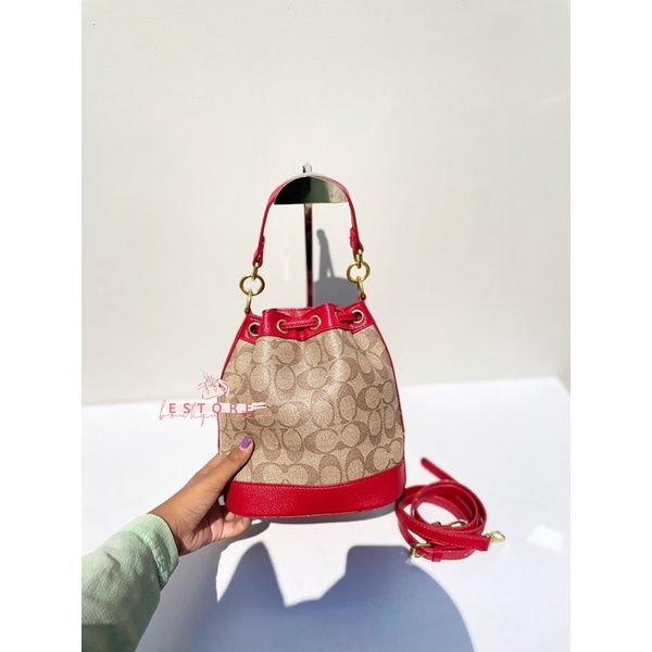 New Ch Drawstring Bucket Shoulderbag