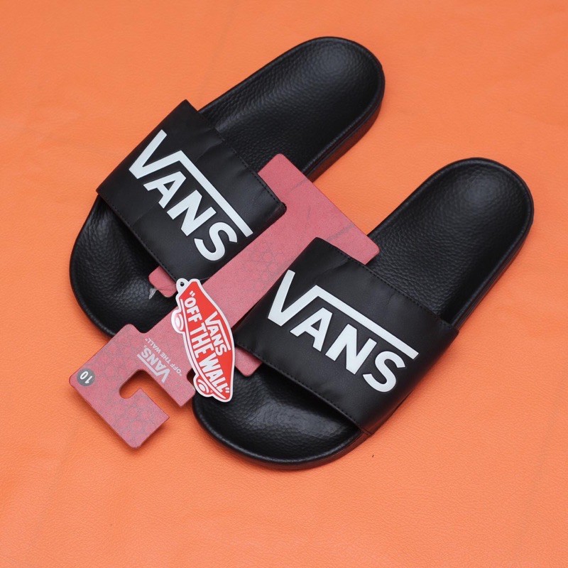 Sendal Slip Vans Slide On Original Black Pria Navya US 10 EU 43