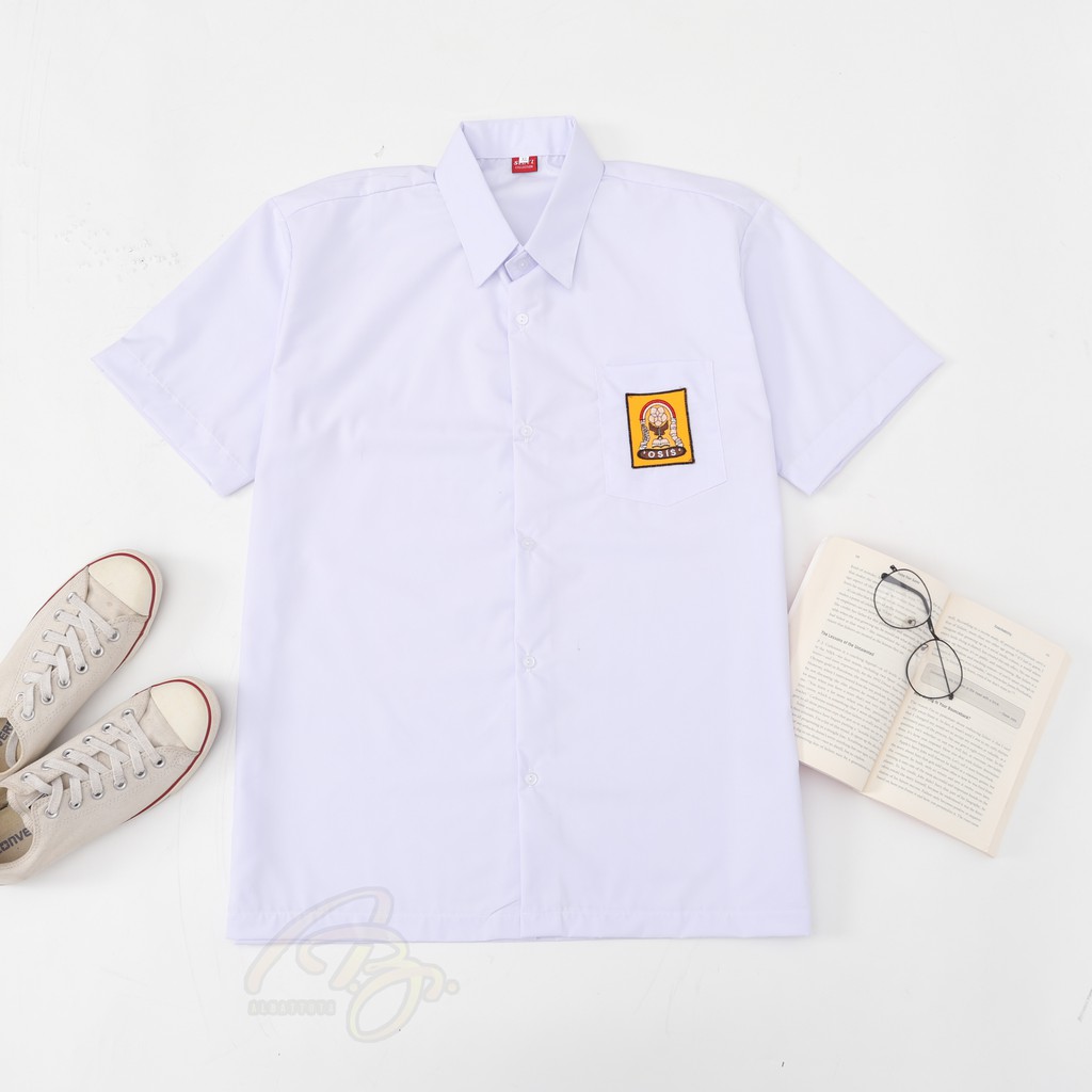 Seragam sekolah SMP baju putih lengan pendek | Baju SMP putih