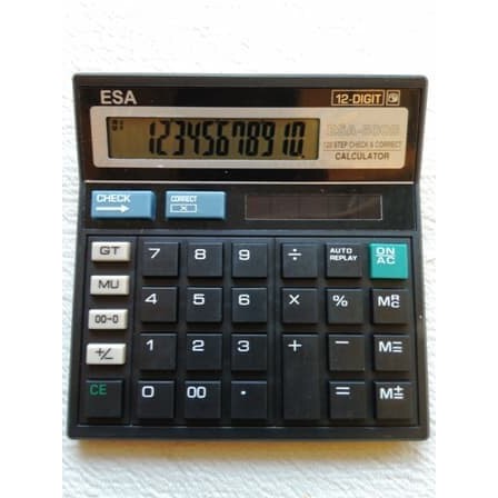 

Kalkulator Hitung Esa 500B Kalkulator Hitung Biasa Esa 500B