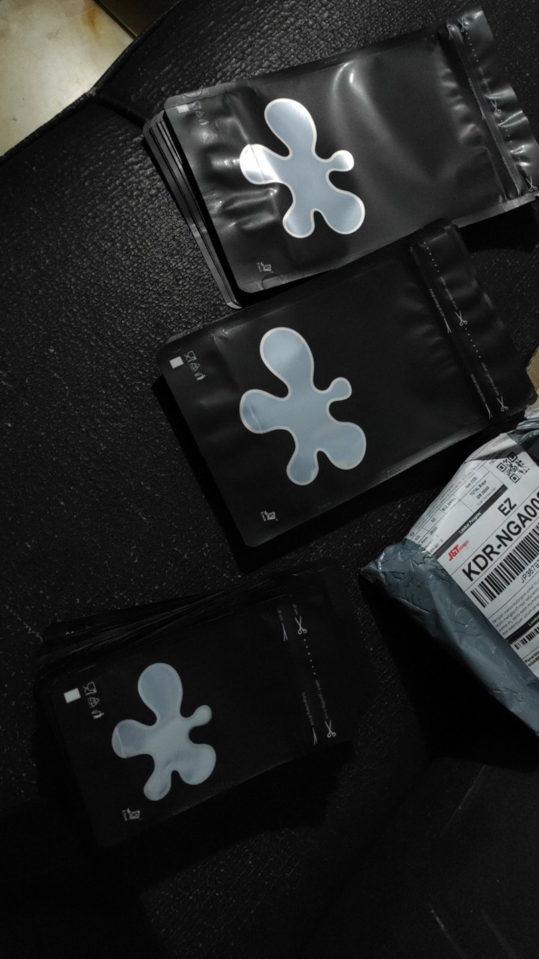 Window Bag Standing Pouch Hitam Doff Matte Black Kemasan Jendela Packaging Zip Kantong Premium Kpack