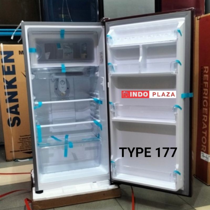 KULKAS POLYTRON 1 Pintu PRB-157 / 177 / 187 NEW 2022 BUNGA TIMBUL