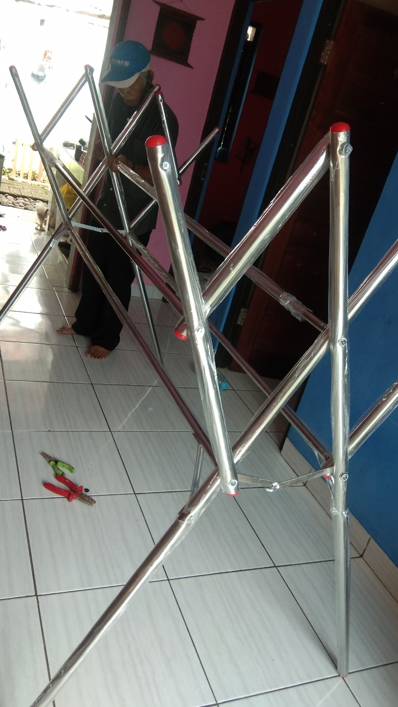 Jemuran Baju Stainles Kualitas 100% Stainles