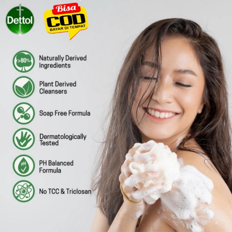 Dettol Sabun Mandi Cair Anti Bakteri 410 ml Fresh Citrus / Cool / Lasting 410gr Refill 410ml