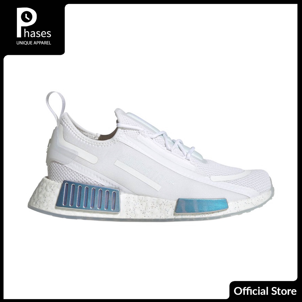 Adidas NMD R1 Spectoo White Silver Blue Original