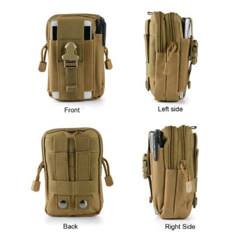 Tas pinggang HP pria Tactical Army Military Militer Molle pouch bag Outdoor