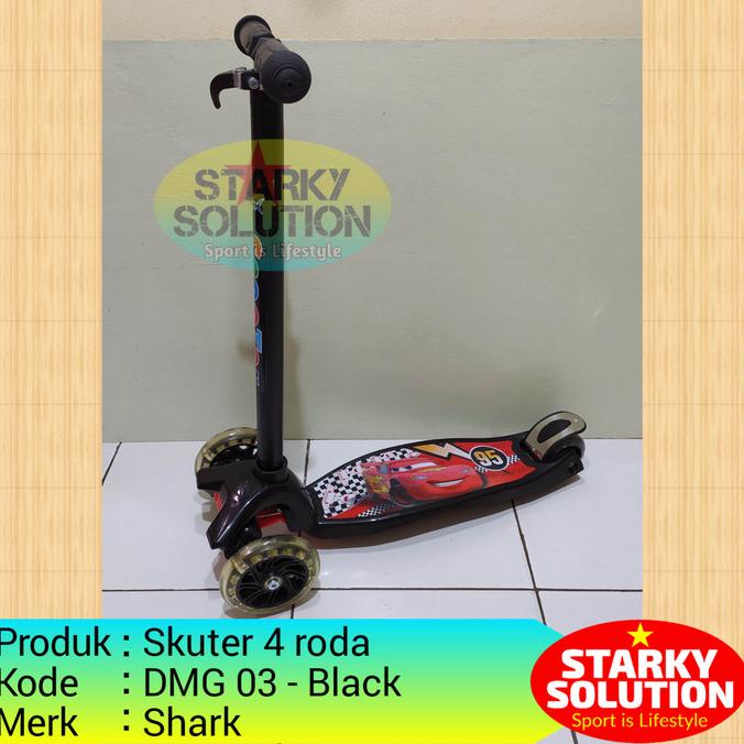 Otoped Scooter Skuter Anak Roda 4 Star Seller Termurah