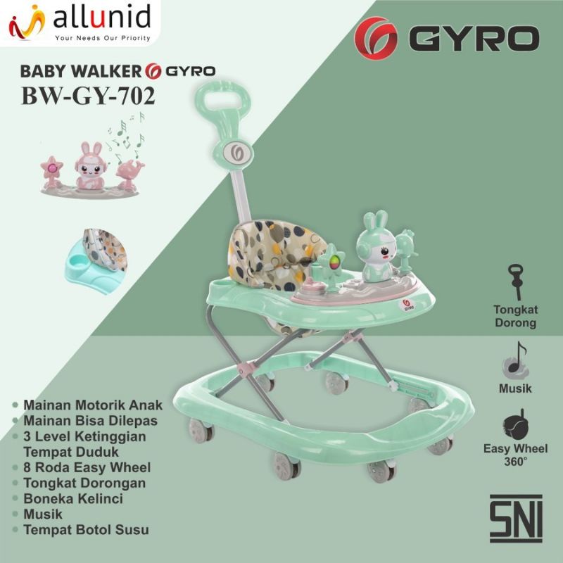 Baby Walker Space Baby Spacebaby SB 511 / SB511 / GYRO 701 / GYRO 702 / GY701 / GY702  ada dorongan BEST SELLER