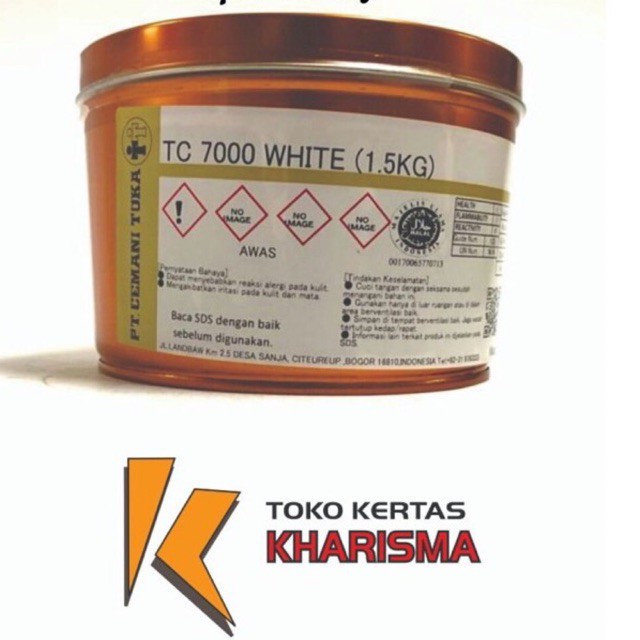 

Tinta Cetak , Cemani Toka , TC 7000 White
