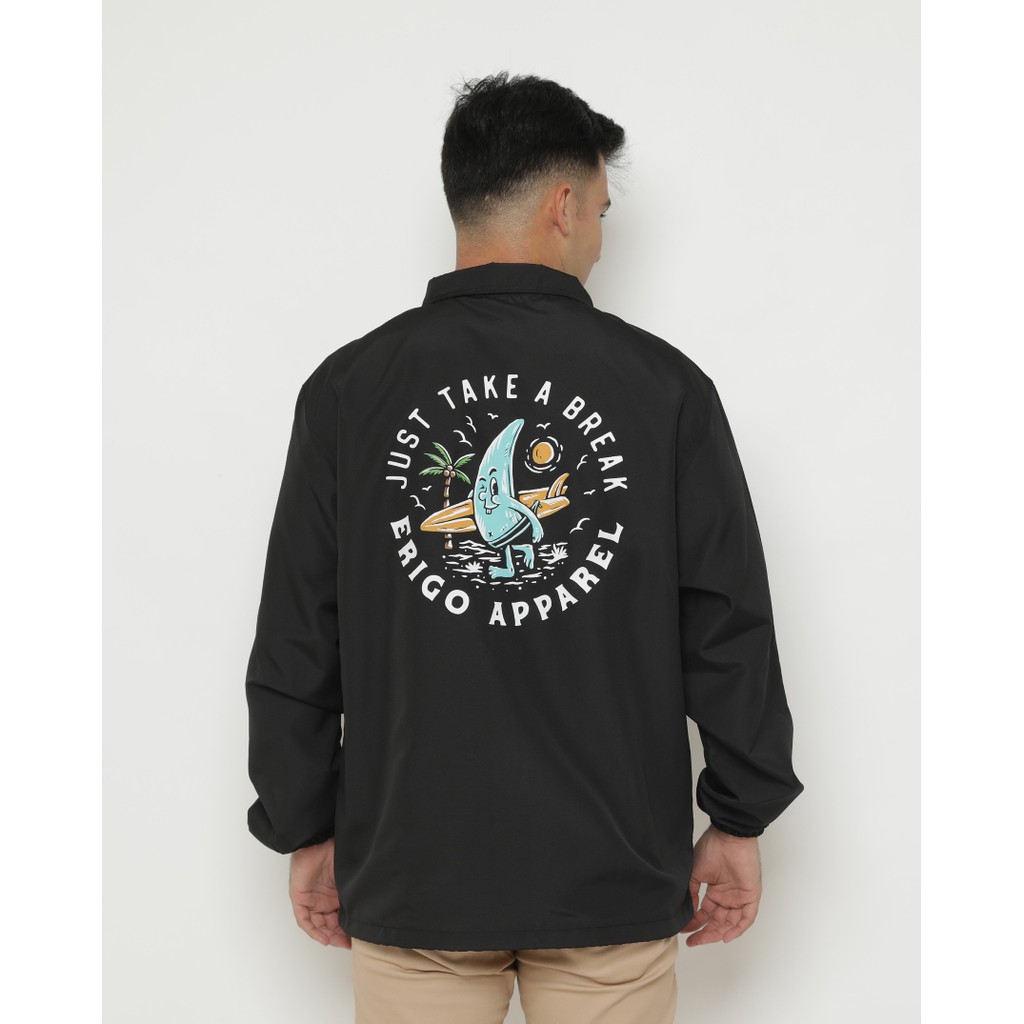 

Erigo Coach Jacket Just Break Black
