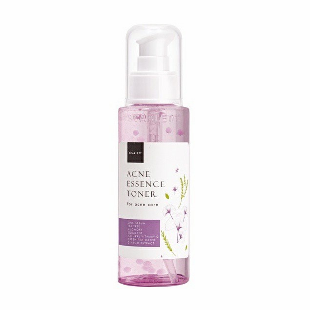[ Toner Wajah ] Scarlett Whitening Brightly Essence &amp; Acne Essence Toner