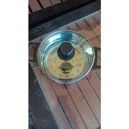 Panci Nasi Tutup Kaca 18cm