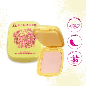 Madame Gie Perfect Velvet SPF 30PA++ Two Way Cake | Bedak Padat